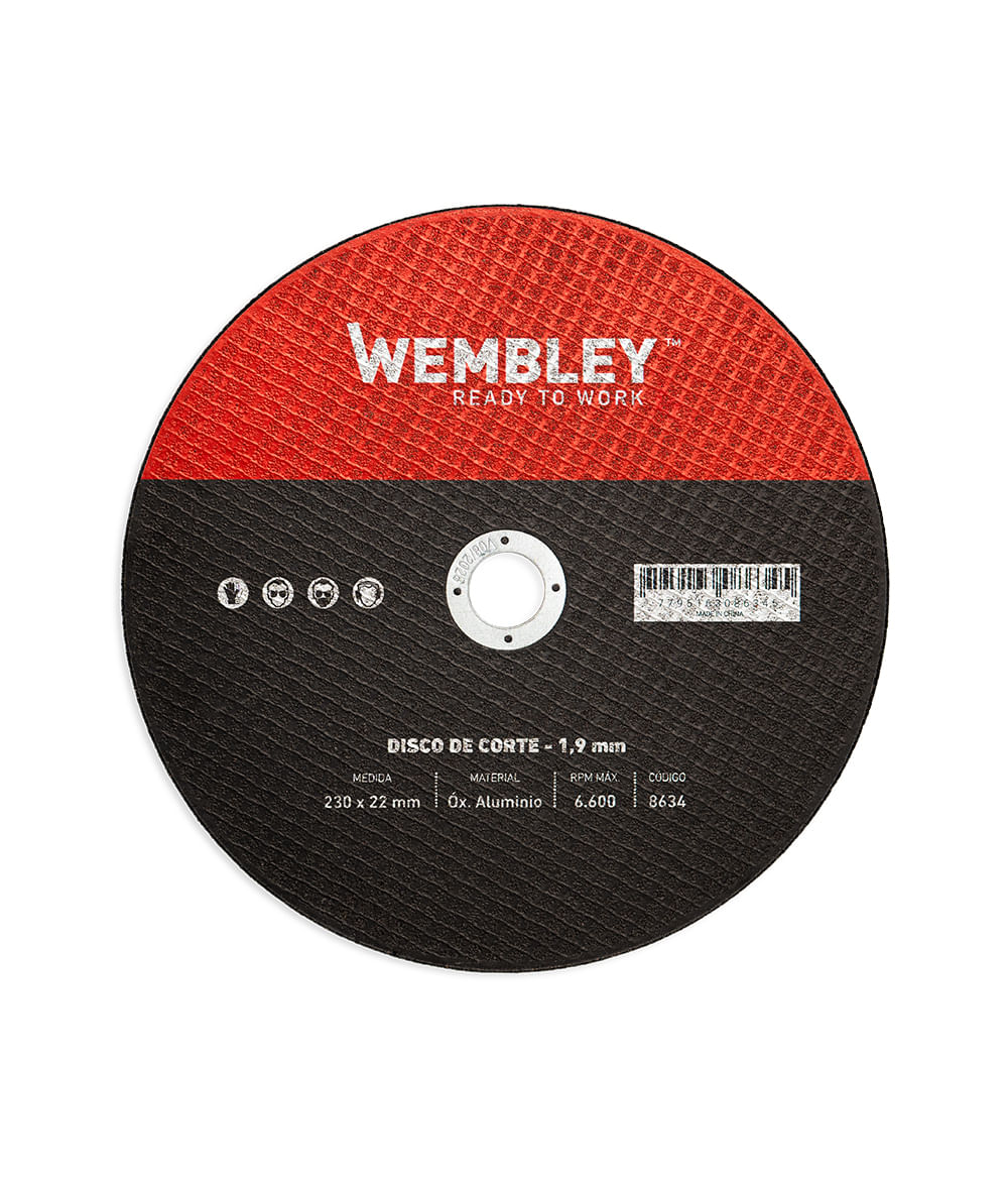 Disco de corte 9” · Wembley 8634
