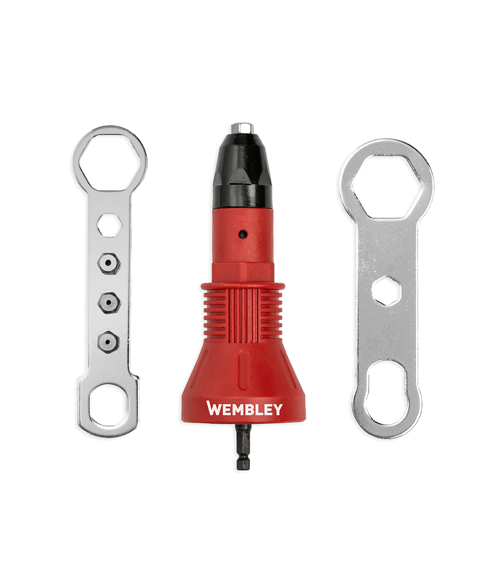 Remachadora para taladro 1/4" · Wembley 8890
